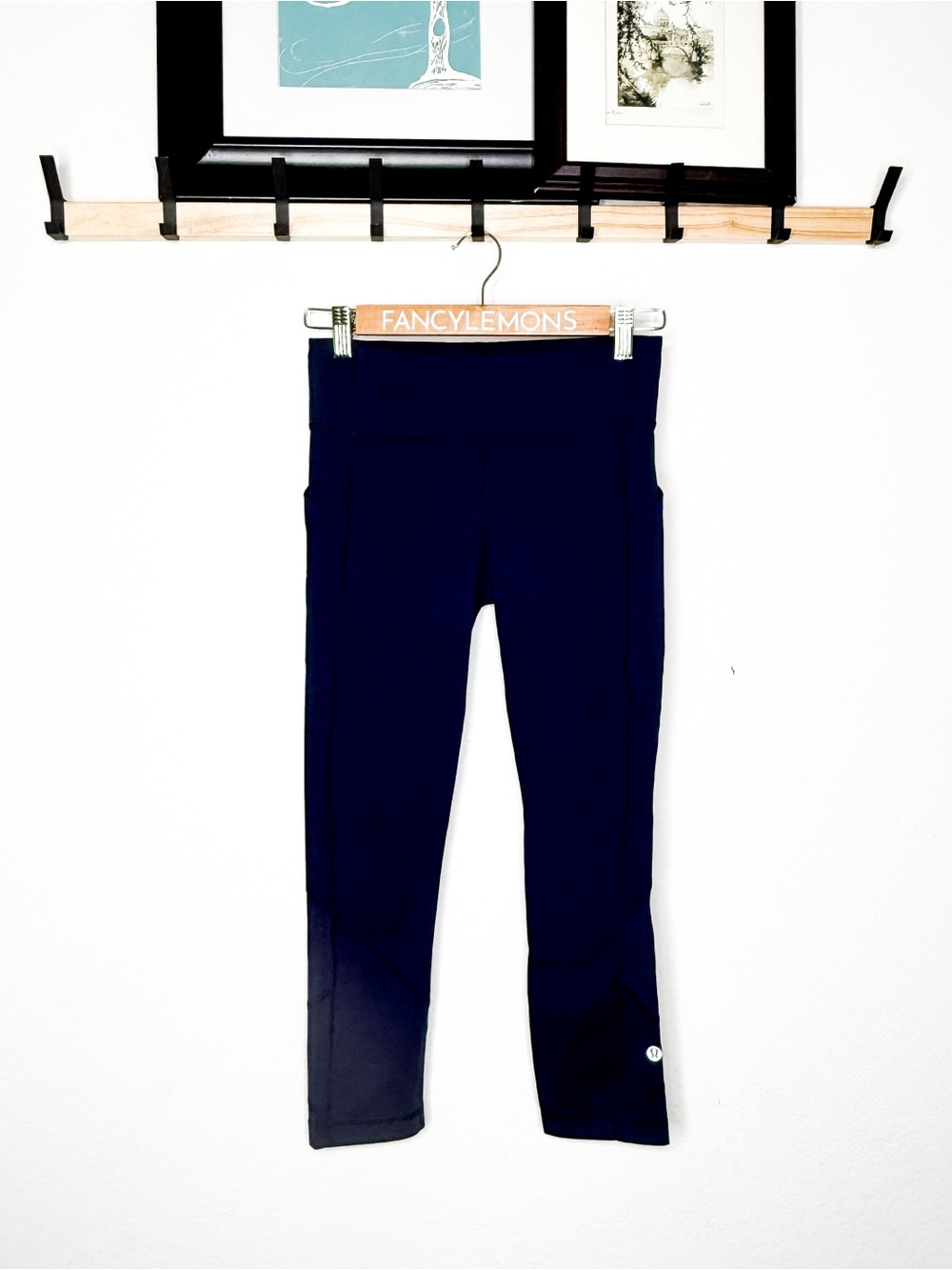 Lululemon Navy Blue Crop Leggings Women’s Size Small